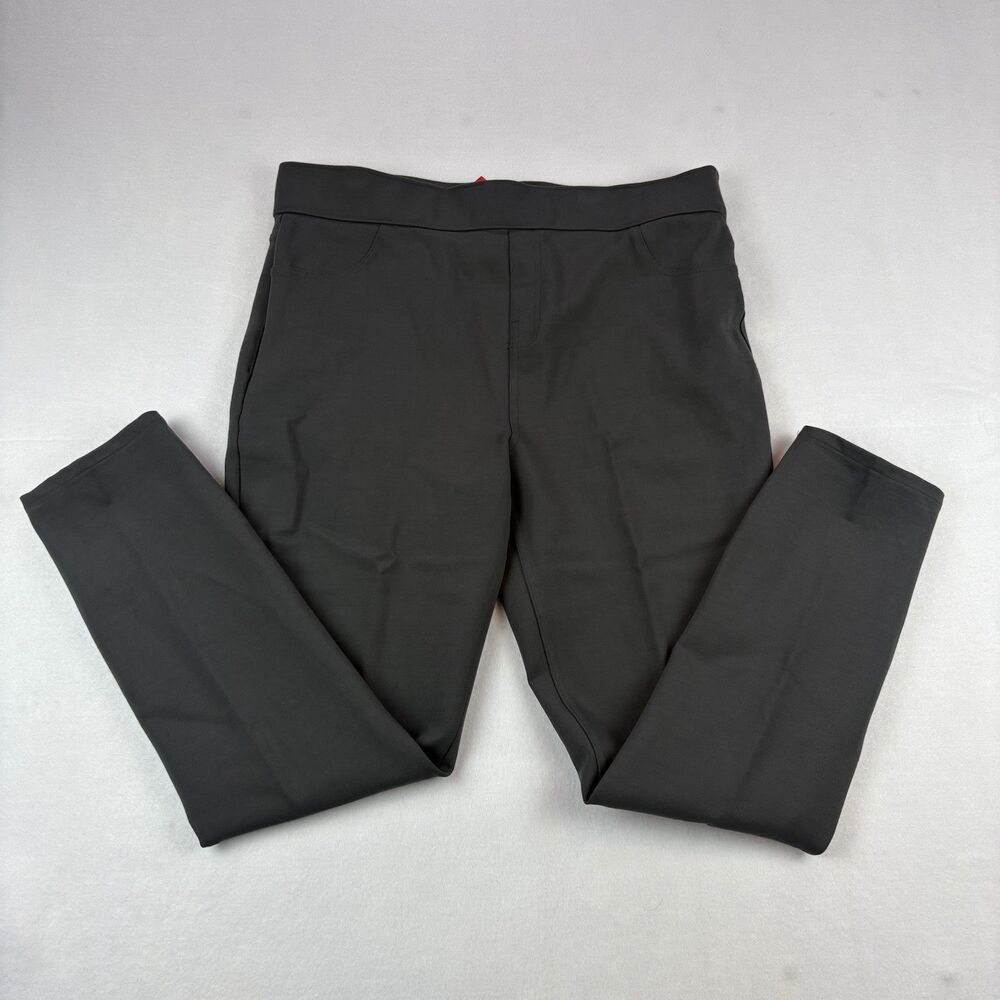 Spanx Ankle Skinny Pants Womens XL Gray Stretch Pull On